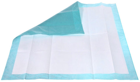 Disposable Chux Underpad 10 Count (Size 29.5 x 35.5 Inch) - Large Incontinence Waterproof Pee Pad for Seniors, Adults, Child, or Pets by Buddies