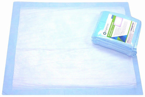 Large Disposable Incontinence Underpad | BREATHABLE | (Size 30Wx36L) - Bed pad Incontinence Protection for Adult, Child, or Pets - Absorbent Waterproof Chux