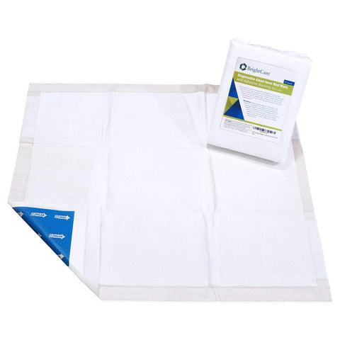 Disposable Absorbent Waterproof Bed Mats with Adhesive (30Wx36L) - Underpads for Potting Training and Bed Wetting Accident Protection - for Children, Kids, Toddlers, Babies, and Youth