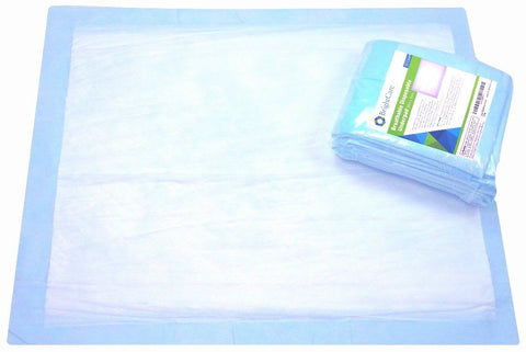 5pcs Blue Disposable Incontinence Bed Pads For Adults, Elderly